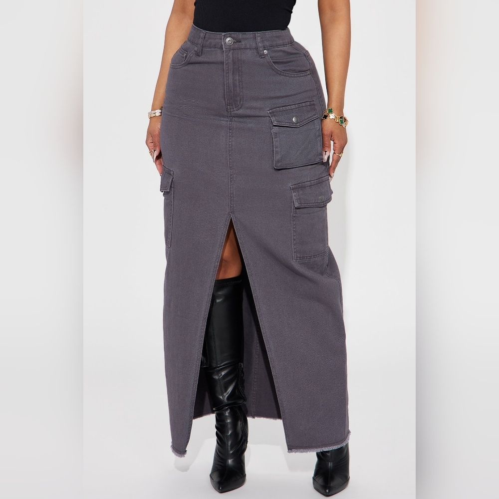 Cargo Maxi Skirt